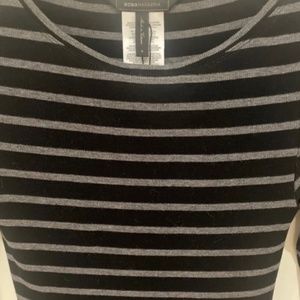 BCBGMaxAzria Striped Knit Bodycon